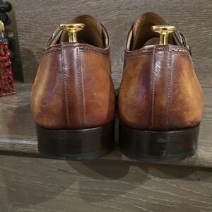 Magnanni Two-Tone Brown Leather Oxfords